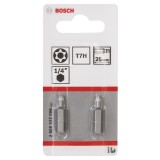 Bosch - Extra Hard Serisi Security-Torx® Vidalama Ucu T7H*25 mm 2'li
