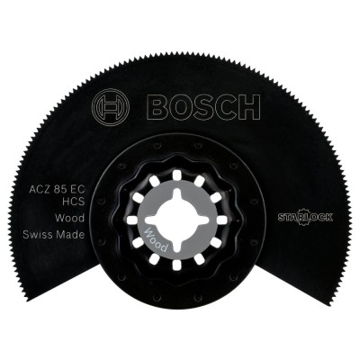 Bosch - Starlock - ACZ 85 EC - HCS Ahşap İçin Segman Testere Bıçağı, Bombeli 1'li