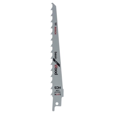 Bosch - Basic Serisi Ahşap için Panter Testere Bıçağı S 617 K - 5'li