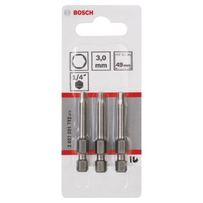 Bosch - Extra Hard Serisi HEX3*49 mm 3'lü