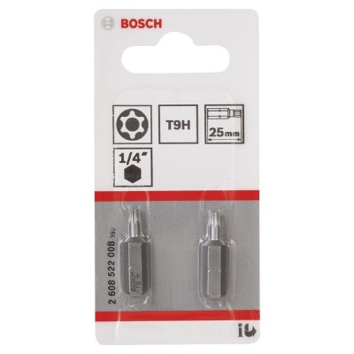 Bosch - Extra Hard Serisi Security-Torx® Vidalama Ucu T9H*25 mm 2'li