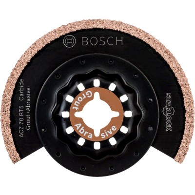 Bosch - Starlock - ACZ 70 RT5 - Carbide RIFF Zımpara Uçlu Dar Kesim Segman Testere Bıçağı 50 Kum Kalınlığı 10'lu