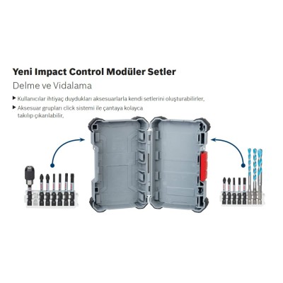 Bosch - Impact Control Serisi Çift Taraflı Vidalama Ucu 8'li Set *110mm