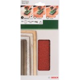 Bosch - Titreşimli Zımpara Kağıdı 10'lu, 115 x 230 mm 40 Kum 14 Delik