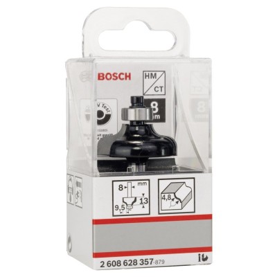 Bosch - Standard Seri Ahşap İçin Çift Oluklu Sert Metal Kenar Biçimlendirme Frezesi 8*31,8*54mm