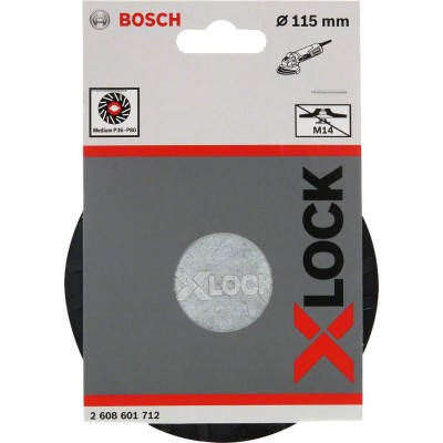 Bosch - X-LOCK - 115 mm Fiber Disk Orta Sertlikte Taban