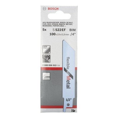 Bosch - Flexible Serisi Metal için Panter Testere Bıçağı S 522 EF - 5'li