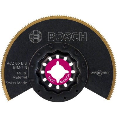 Bosch - Starlock - ACZ 85 EIB - BIM-TIN Çoklu Malzeme İçin Segman Testere Bıçağı, Bombeli 10'lu