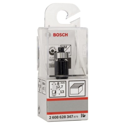 Bosch - Standard Seri Laminant İçin Çift Oluklu, Sert Metal Bilya Yataklı Freze Ucu 8*12,7*56 mm