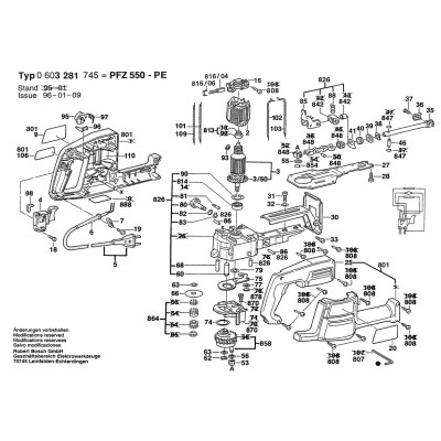 Bosch - PFZ 550 PE