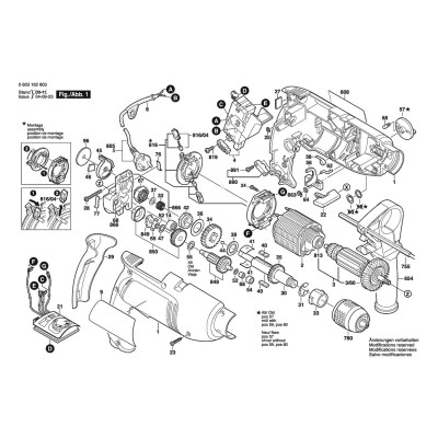 Bosch - PSB 750-2 RPE (Auto-Lock)