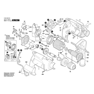 Bosch - PSB 650 RE (Press & Lock)