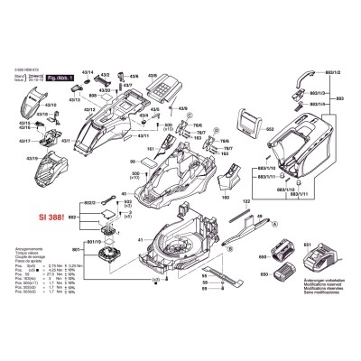 Bosch - AdvancedRotak36-650