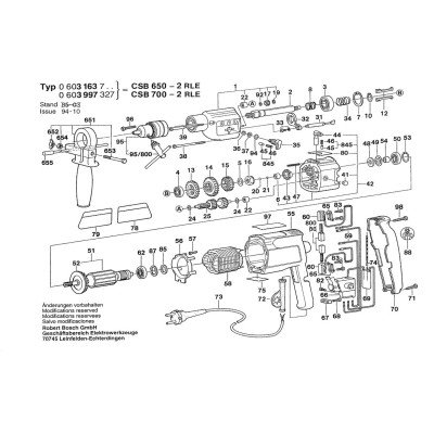 Bosch - CSB 700-2 RLE