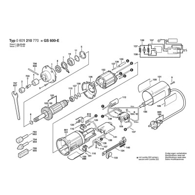 Bosch - GS 600-E