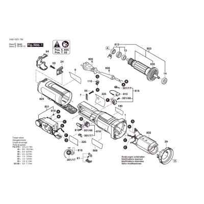 Bosch - GWS 17-125 PSB