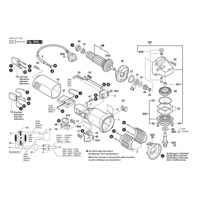 Bosch - GWS 8-125 C