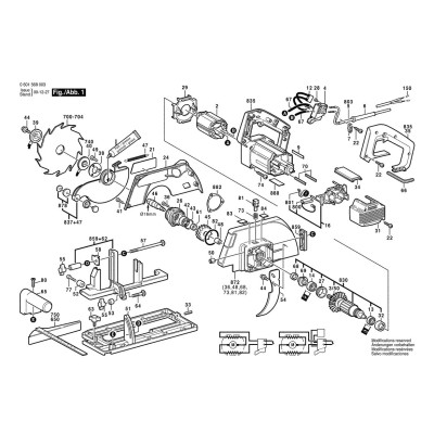Bosch - CIRCULAR HAND SAW