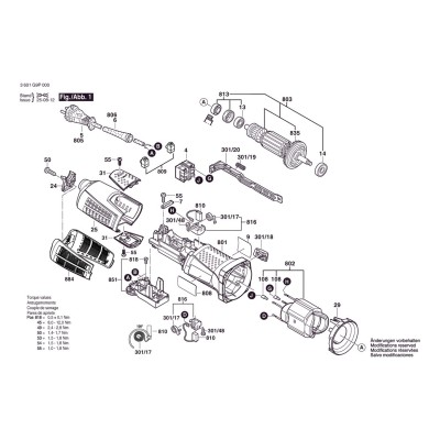 Bosch - GWS 19-125 CIE