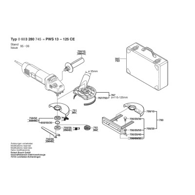 Bosch - PWS 13-125 CE