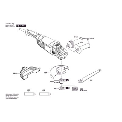 Bosch - GWS2200-230