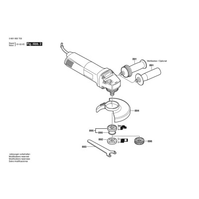 Bosch - GWS 1000