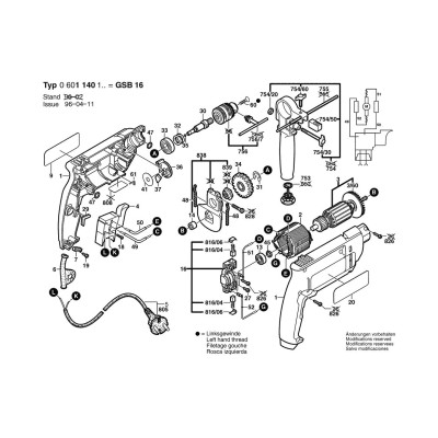Bosch - GSB 16