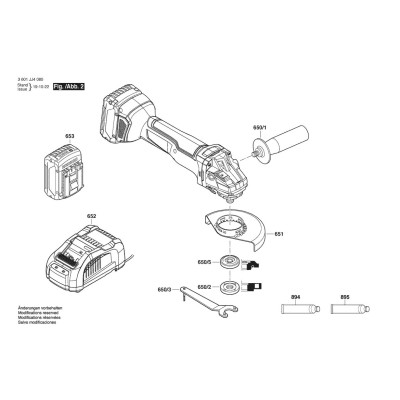 Bosch - GWS 18V-10