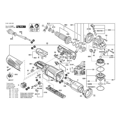 Bosch - GWS 15-125 CIPX
