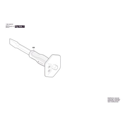Bosch - Flat Stone Chisel 22-250mm