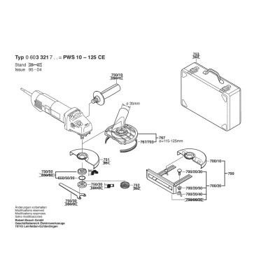 Bosch - PWS 10-125 CE
