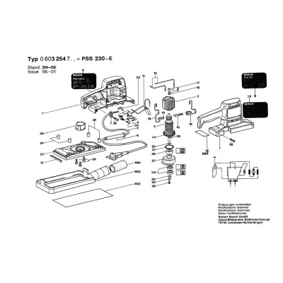Bosch - PSS 230 E