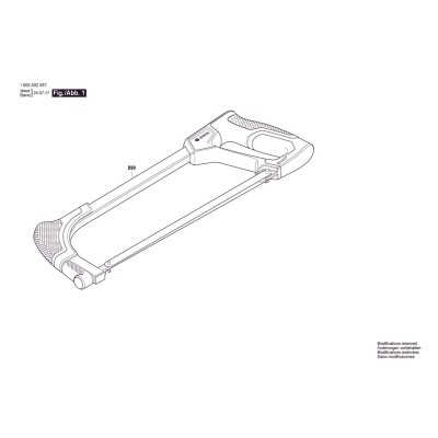 Bosch - Universal Hacksaw 300mm