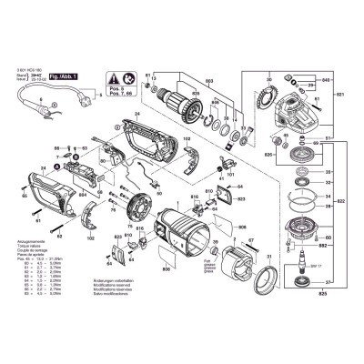 Bosch - GWS 27-180 PR