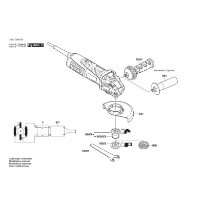 Bosch - GWS 15-125 CIT