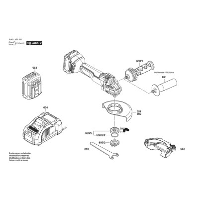 Bosch - GWS 18V-10 SC