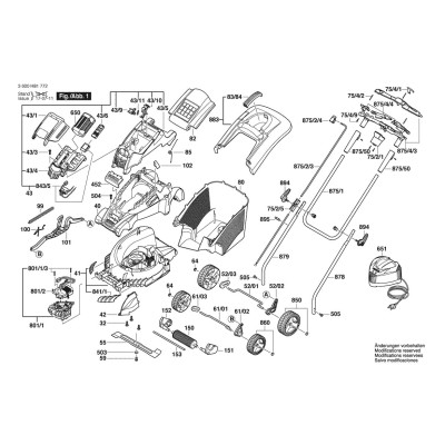 Bosch - ROTAK 370 LI