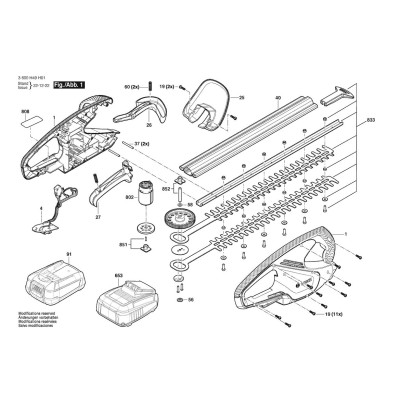 Bosch - EasyHedgeCut 18-45