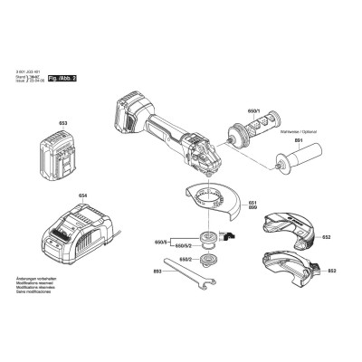 Bosch - GWS 18V-10 SC