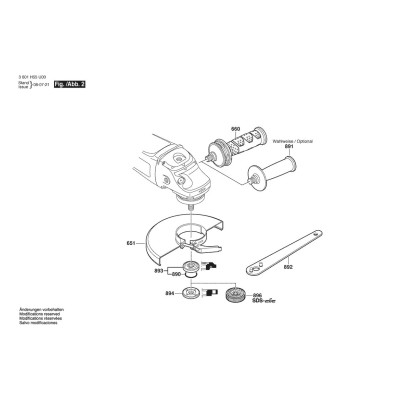 Bosch - GWS 26-180 JBV