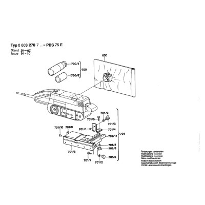 Bosch - PBS 75 E
