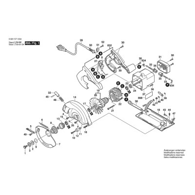 Bosch - CIRCULAR HAND SAW