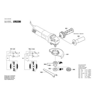 Bosch - GWS 14-125 CIE