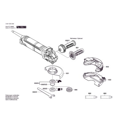 Bosch - GWS 17-125 TS