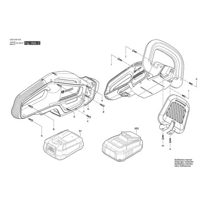 Bosch - UniversalHedgecut 18V-50