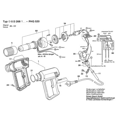 Bosch - PHG 520