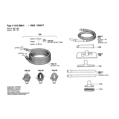Bosch - PAS 1000 F