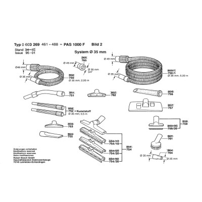 Bosch - PAS 1000 F