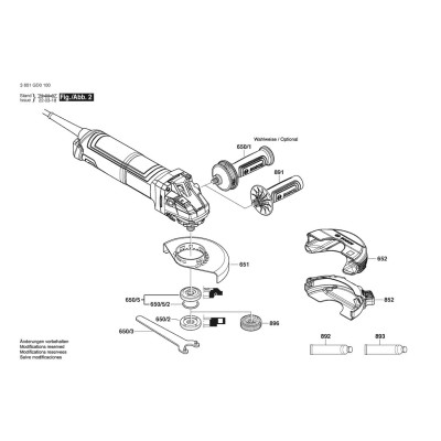 Bosch - GWS 14-125 S