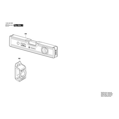 Bosch - Spirit Level 25cm